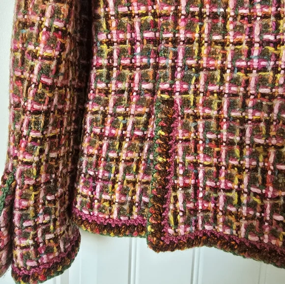 Chanel 01A Fantasy Tweed Pink Jacket 36Fr - Picture 8 of 15
